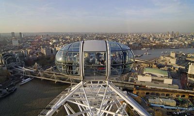 14959 - London skyline & the eye / London - England
