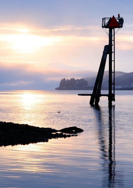 Channel Marker sunrise  Jan 22