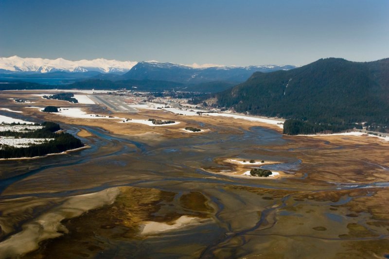 juneau airport. April 4