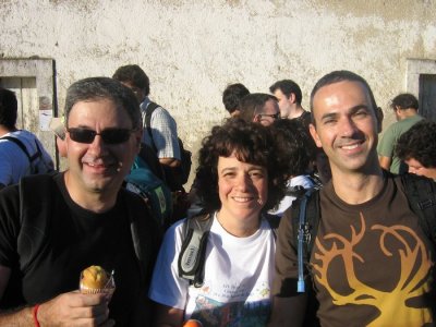 Luis, Joana e Eduardo