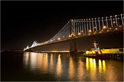 The Bay Bridge Lights
