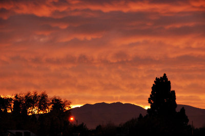 Sunrise Clouds over Mount Hamilton