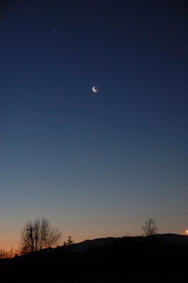 The Crescent Moon Rising