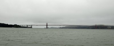 Cloudy Golden Gate Bridge