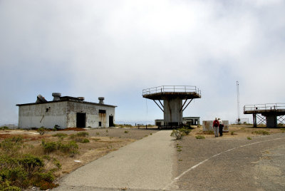 The old Nike Radar dome platforms