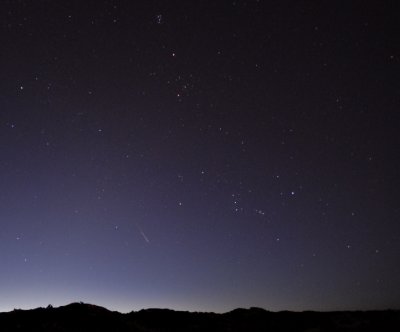 A lone Perseid Meteor