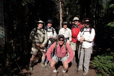 The Group at the Indian Peaks Trailhead