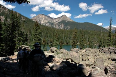 Hike by Fern Lake