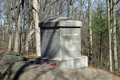 20th-Maine Monument, Little Roundtop