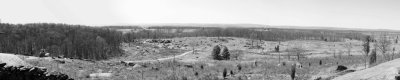 Gettysburg-Battlefield-B & W By CWY