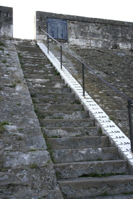 Escalier menant  la Loire