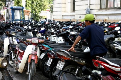 Parking de motos  Ho Chi Minh Ville - Vietnam