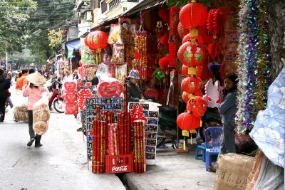 Prparation pour le Nouvel An chinois - Hanoi