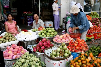 Marchands de fruits - HCMV - Vietnam
