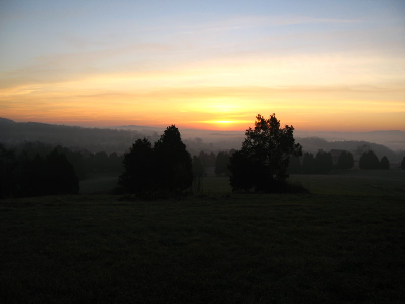 Sunrise in December