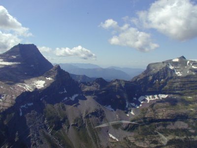 Mountains of Glacier National Park from the Air - Image015.jpg