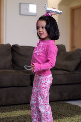 Lucy Playing Wii