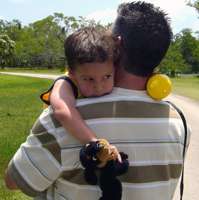 caden and daddy