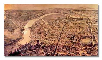 View of Chester from a Balloon 1855