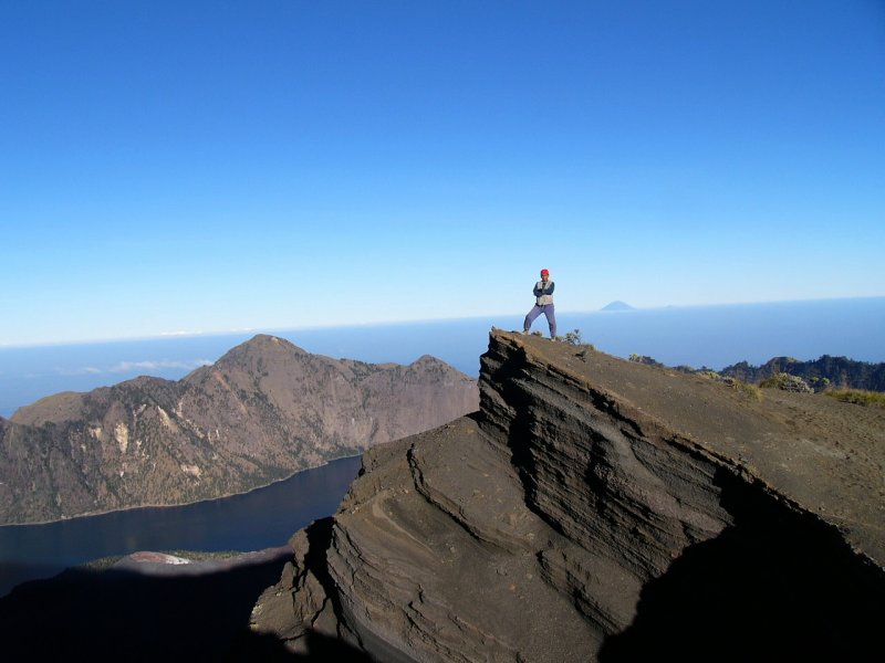 Mid Peak sebelum puncak Rinjani