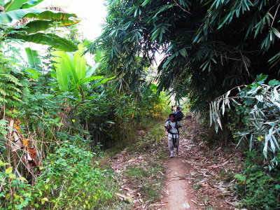 Senaru just after The Entrance Gate