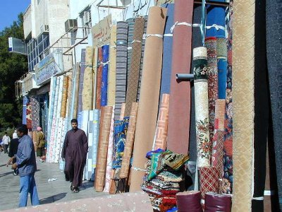 penjual karpet di Madinah