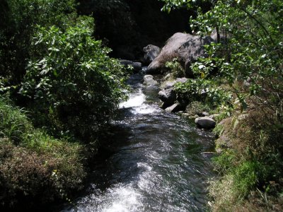 Creek pelangi waterfall