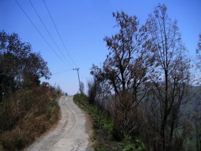 Road at South Rim of Tengger