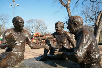 Statues at Zilker Park