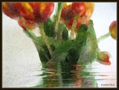 Tulips in Watercolor