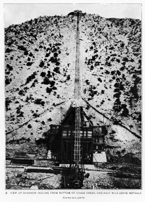 Snannon incline from bottom of Chase Creek