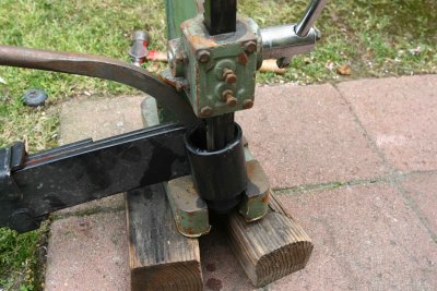 Press Front Rubber Bushings out