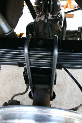 Install new U-bolts and Caltracs Axle Brackets
