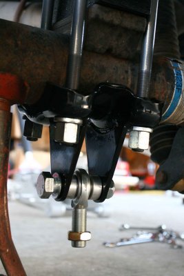 Close-up of new Axle Bracket