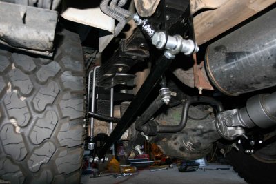 Lower Truck and Install Threaded Bars