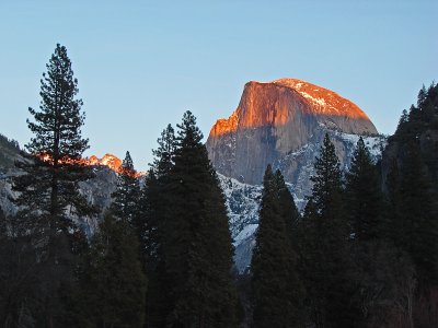 Half Dome Sunset