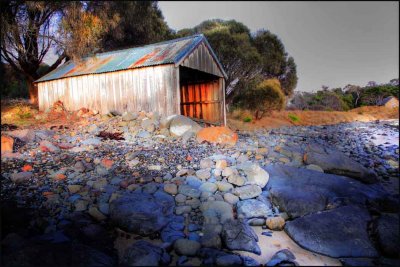 Boat shed  East coast Tasmania