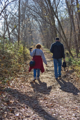 Steve and Joann on the hunt for Bald Eagles