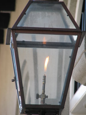 Gas Lamp on Ursulines St.