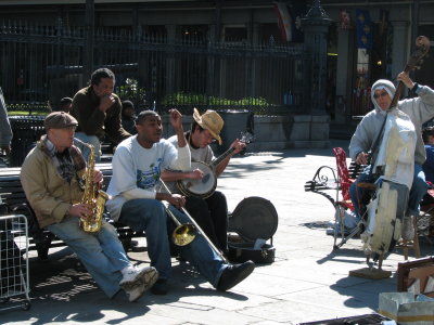 Musicians in Jackson Square 1