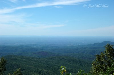 Outlook over Mill Creek from Cohutta Wilderness