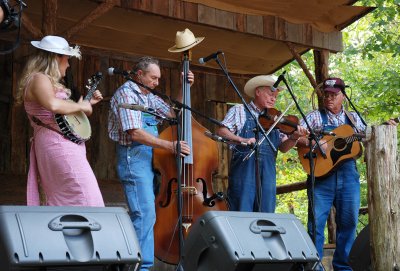 Rebekah Weiler with Delmer Holland and the Blue Creek Ramblers