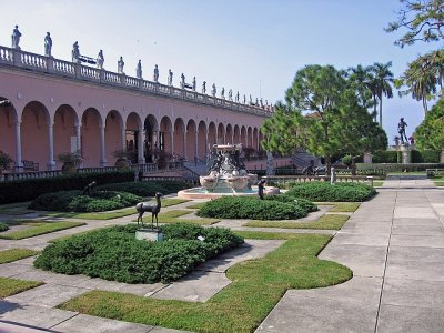 museum courtyard