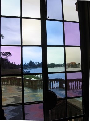View through window