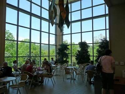 view from snack area.
