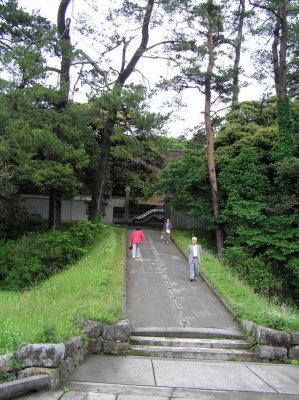 lots of steps and steep roads