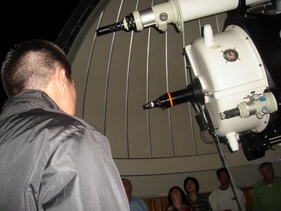Week 1 - Noto closing ceremony - astronomy looking at the stars
