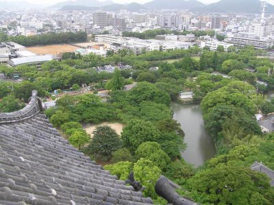 Week 1 - Himeji castle - from above