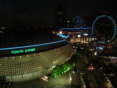 Week 2 - Tokyo - Tokyo Dome at night