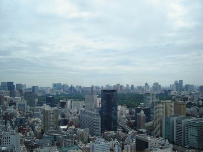 view from the top of the tokyo dome hotel